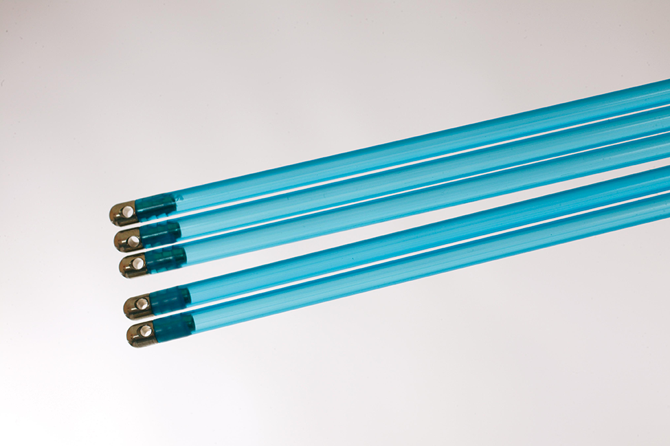 MINITURIZED T’FER SHEATH W/METALLIC TIP BLUE 3.0MM (PACK OF 5)