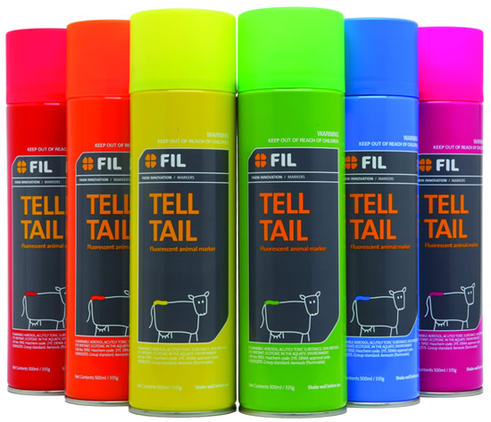 FiL Tell Tail – Aerosol Tail Paint (Pack of 6 Cans)