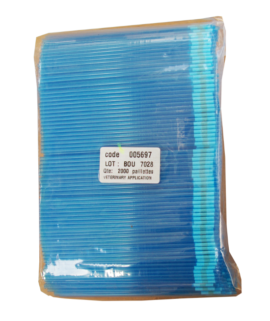 AI straws – IMV 005697 0.5ml (1/2cc) Pastel Blue 2000 pack