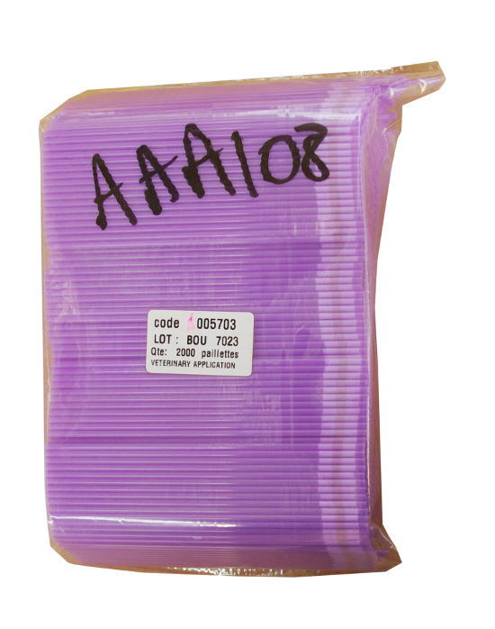 AI straws – IMV 005703 0.5ml (1/2cc) Purple 2000 pack