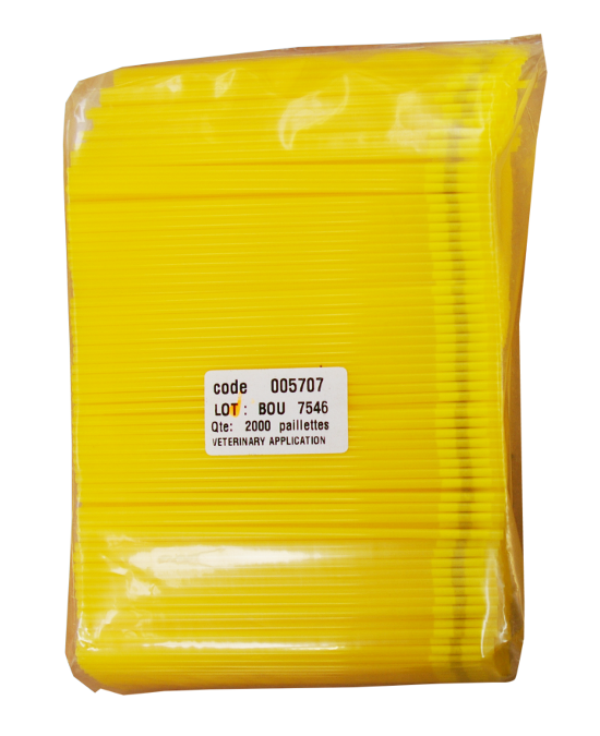 AI straws – IMV 005707 0.5ml (1/2cc) Yellow 2000 pack